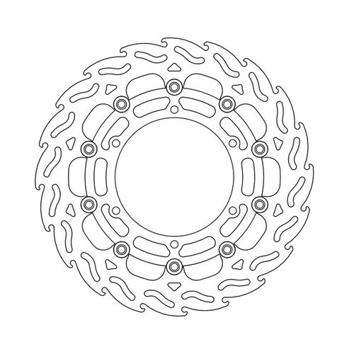 Moto Master Front Brake Disc Flame Floating Yamaha MT-01 07-11