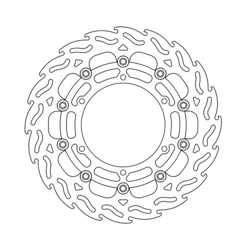 Moto Master Front Brake Disc Flame Floating Yamaha MT-01 07-11