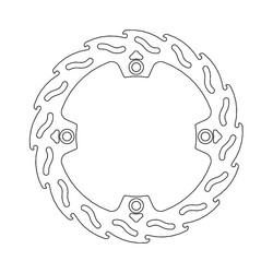 Vordere Bremsscheibe Flame Honda XLV 650/700 Transalp 97-12