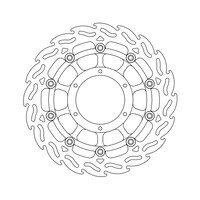 Front Brake Disc Flame Floating Honda CB Hornet (F) 600 98-13
