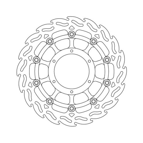 Moto Master Front Brake Disc Flame Floating Honda CB Hornet (F) 600 98-13