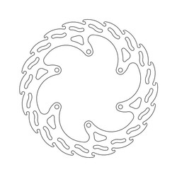 Front/Rear Brake Disc Flame Yamaha XT/XTZ/GTS/FJ/XVS/FJR/XV 85-current