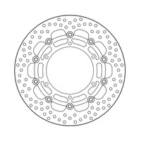 Front Brake Disc Halo Floating Yamaha MT-01 07-11