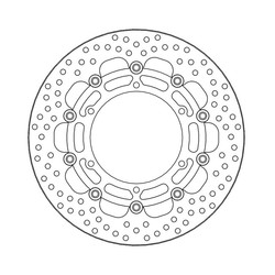 Voorremschijf Halo Floating Yamaha MT-01 07-11