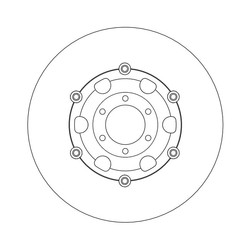 Vordere Bremsscheibe Halo Floating Honda CB 750 SOHC 69-79