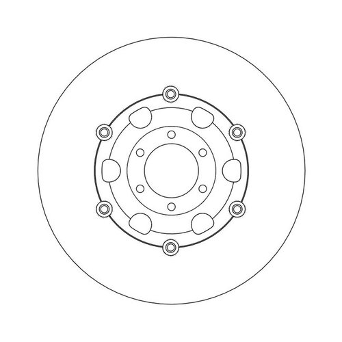 Moto Master Disque de frein avant Halo flottant Honda CB 750 SOHC 69-79