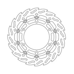 Front Brake Disc Flame Floating Yamaha XJ/XT/XV/YZF/XVS/XVZ/FJR/BT/TDM/SCR/FZS/XJR 96-current
