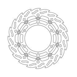 Voorremschijf Flame Floating Yamaha XJ / XT / XV / YZF / XVS / XVZ / FJR / BT / TDM / SCR / FZS / XJR 96-current