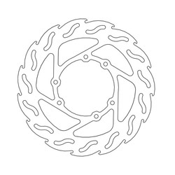 Front Brake Disc Flame Yamaha TT 600 (N/W) 85-92