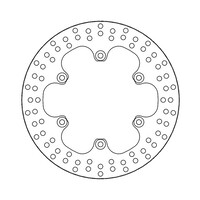 Vordere / Hintere Bremsscheibe Halo Yamaha RD / XJ / XV / FZ / FZX / XP / FZR / TDM / XJR / SP / MT 83-11