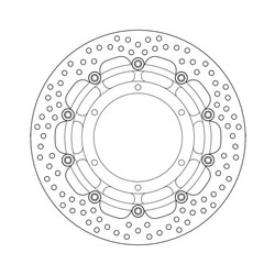Front Brake Disc Halo Floating Yamaha XT 660 X 04-current