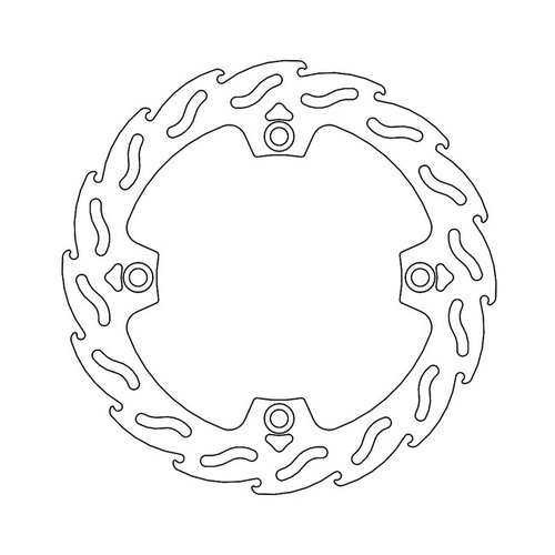 Moto Master Vordere Bremsscheibe Flame Honda XLV / NX 88-12