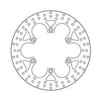 Vorderradbremsscheibe Halo Honda / Triumph NT / NTV / VF / ST / VT / Abenteurer / Legende / Thunderbird / P-European 88-02