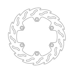 Front Brake Disc Flame Honda XLV 600 87-96