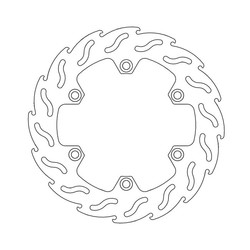 Vordere Bremsscheibe Flame Honda XLV 600 87-96