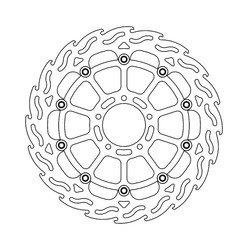 Front Brake Disc Flame Floating Ducati Scrambler 800 15-current
