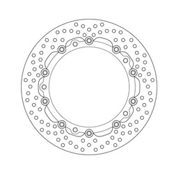 Disque de frein avant Halo Floating BMW R series 93-07