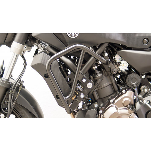 Fehling Motorschutz oben, schwarz, stabil, Yamaha MT-07, (RM04, RM17, RM18) 2014-2017
