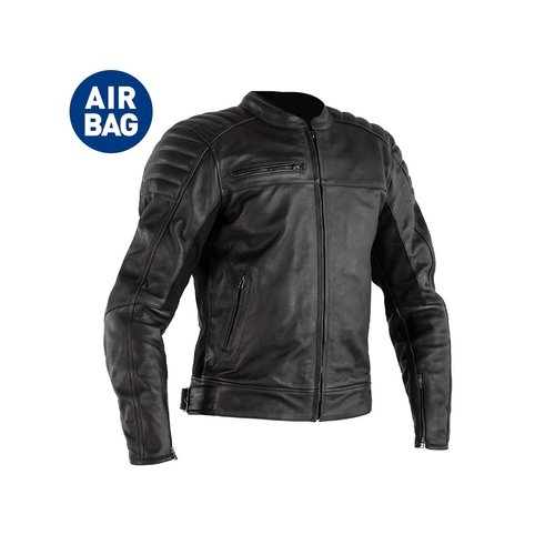 RST Fusion Airbag Jacke Leder Black Men