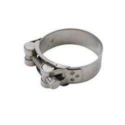 Exhaust clamp Bend 29-31mm (20mm) M6 stainless steel