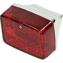 Achterlicht Puch Maxi Chroom/Rood