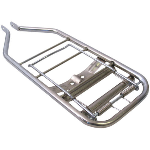 Supertec Rear carrier Puch Maxi + Lock holder Chrome