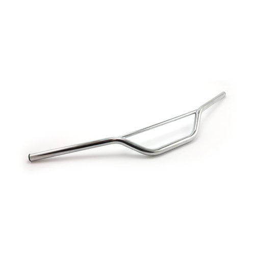 Emgo Manillar Dirtbike 22mm/7/8" Cromado - Ancho 79 cm, Pullback 12.7 cm, Rise 14 cm - Ajuste universal