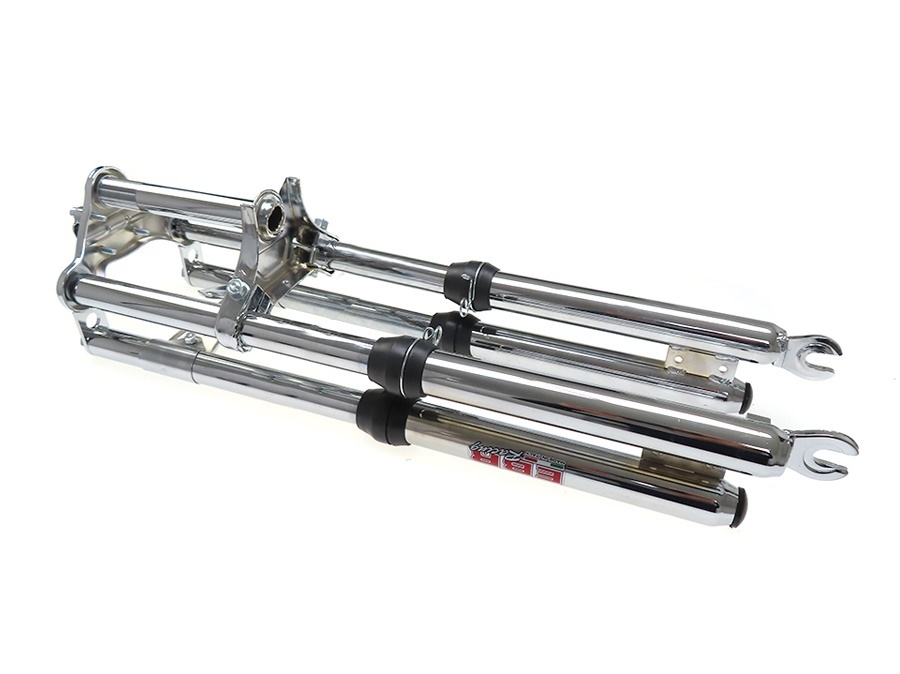 Front fork Puch Maxi Double Standard 445 Chrome CafeRacerWebshop