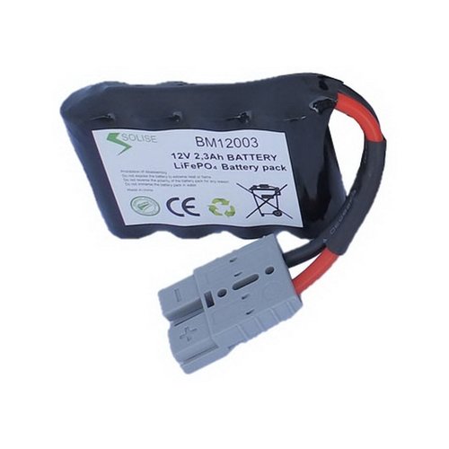 Solise Kit de module de batterie au lithium CCA120 12V 2,3 AH