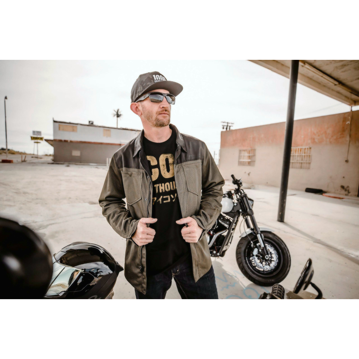 Icon Upstate Riding Shirt Green