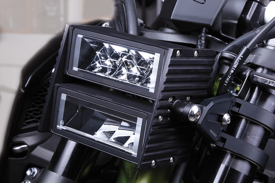 LED Scheinwerfer Abblendlicht FT13 - CafeRacerWebshop.de