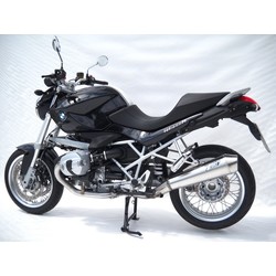 Einddemper BMW R 1200 R, 10-11, roestvrij gepolijst, slip-on, E-gemarkeerd