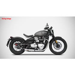 Triumph Bobber Short, slip on 2-2, RACING