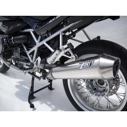 Einddemper BMW R 1200 GS, 10-12, RVS satijn, slip-on, E-keurmerk