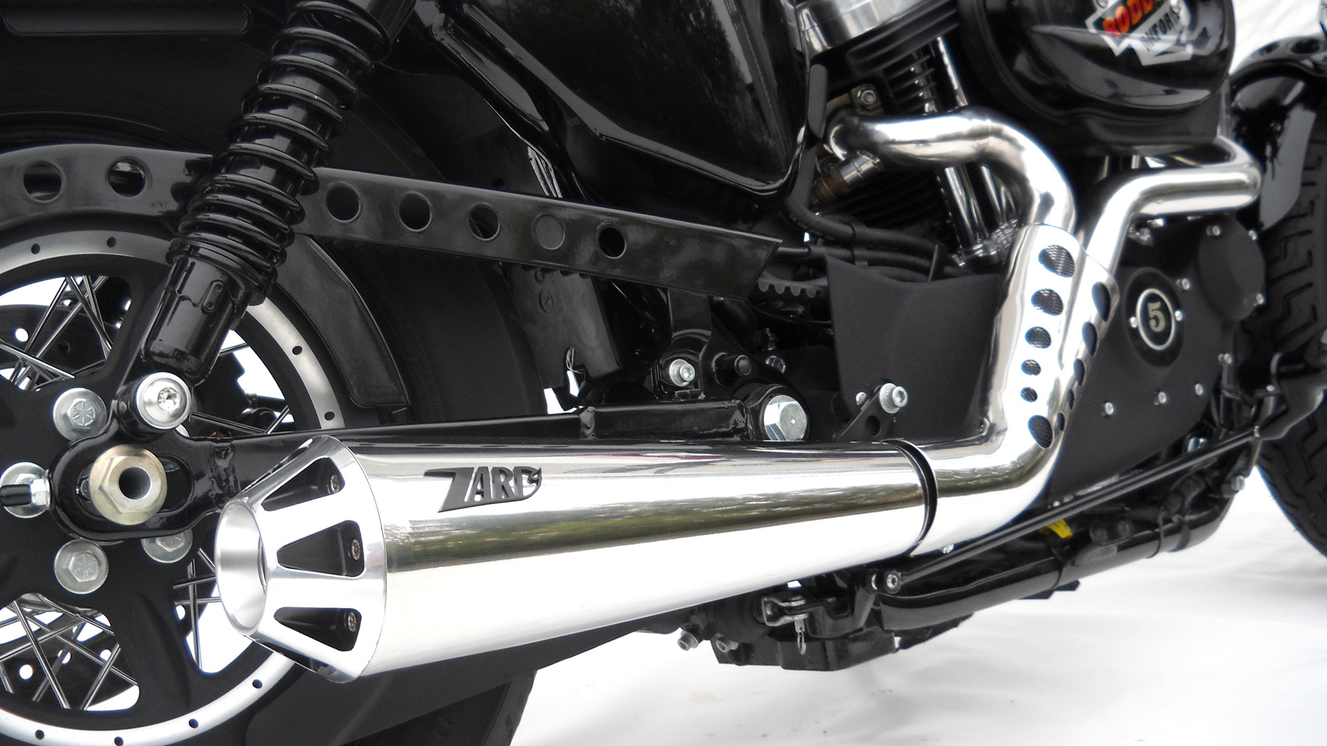 Échappement complet Harley Davidson Sportster, 0413, acier inoxydable