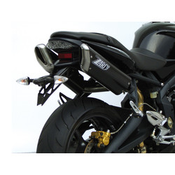 Pot d'échappement PENTA Triumph Street Triple, Alu Black, slip on, E-Marked