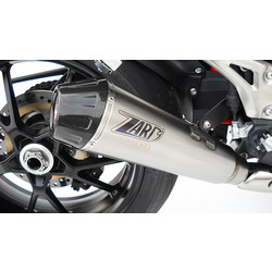 Exhaust  Triumph Speed Triple 1050, 11, Titan, slip on 3-1, E-Marked, Taperede End Cap