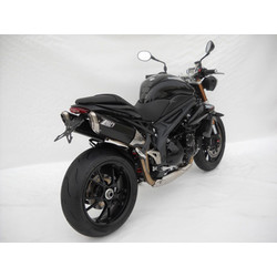 PENTA-Exhaust  Triumph Speed Triple 1050, 11, Alu Black, slip on 3-2, E-Marked