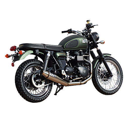 Uitlaatsysteem Triumph Scrambler / Bonneville / Thruxton, Carb. Model