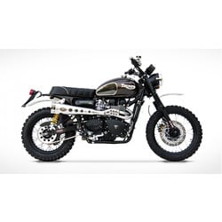 Exhaust System Triumph Scrambler, 08-15 Injection, high mounted special edition