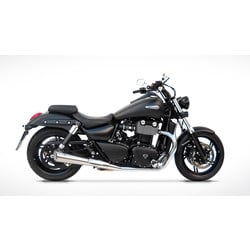 Uitlaat Triumph Thunderbird 1600/1700 / Storm, Tapered, RVS gepolijst, E-Marked, Slip-on