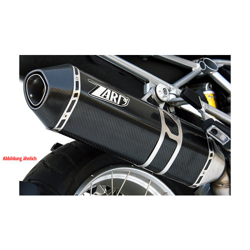 Zard PENTA-uitlaat BMW R 1200 GS, 13-, Titan, 2-1, slip on, E-gemarkeerd