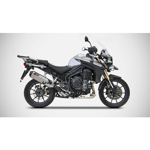 Zard PENTA-Auspuff Triumph Tiger Explorer, 12-, 3-1, Edelstahl, Slip-On, E-Markiert