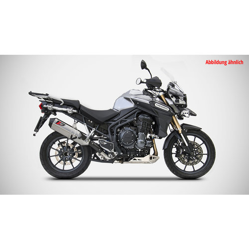 Zard PENTA-Auspuff Triumph Tiger Explorer, 12-, 3-1, Titan, Slip-On, E-Markiert