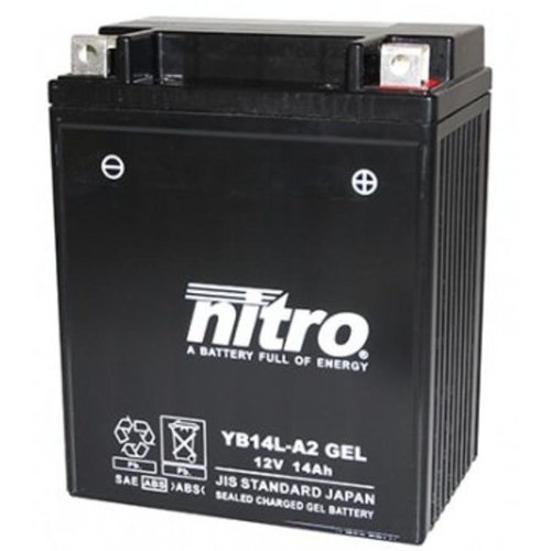 NITRO Batterie Super Scellée YB12AL-A2 GEL