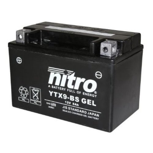 NITRO YTX9-BS Super versiegelte Batterie