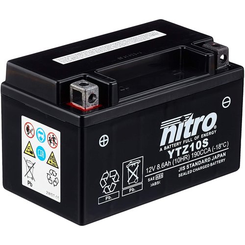 NITRO Batería Súper Sellada NTZ 10S
