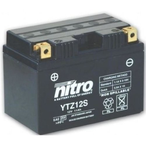 NITRO YTZ12S Super Sealed Battery