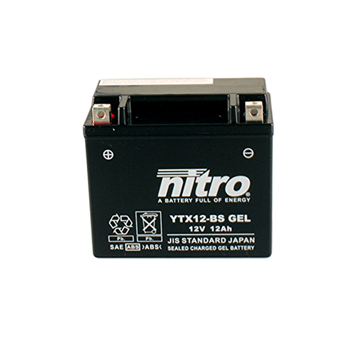 NITRO YTX12-BS Super Sealed Battery