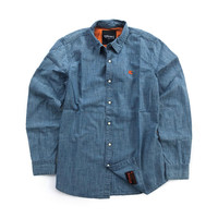 Bear Premium Denim Shirt Light Blue